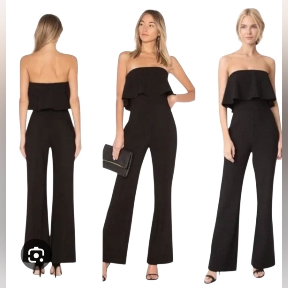 Likely EUC Black Sleeveless Jumpsuit Size 6
